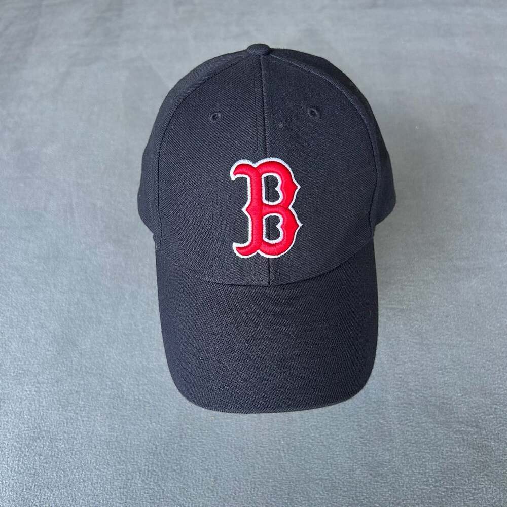 Twins Enterprise MLB Boston Red Sox Black Adjustable Strapback Hat